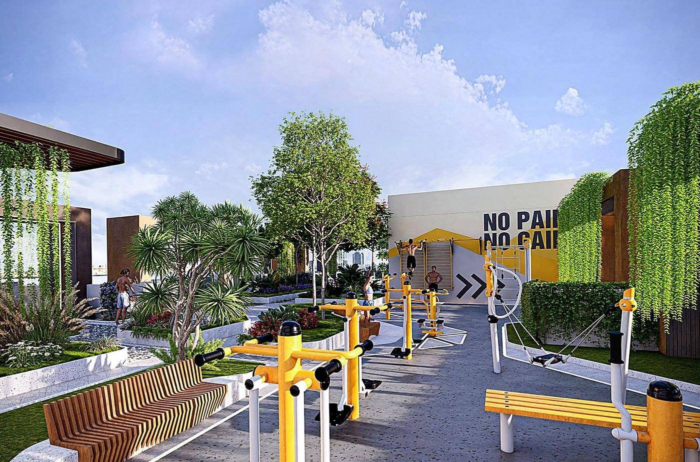 Khu thể thao SkyEnergy Park trên tầng thượng